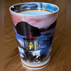 Nature's Design Photography Oregon Scenic Ceramic Mug with Lighthouse Design